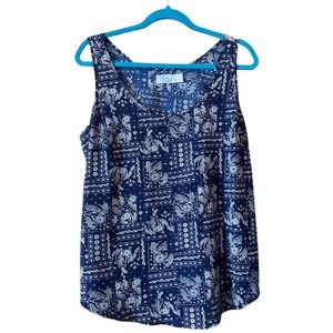 NWOT Time and Tru Bandana Print Tank